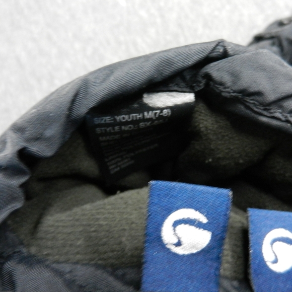 Swany Gloves Boys Size Medium Red Black Insulated Adjustable Skiing - Picture 3 of 11